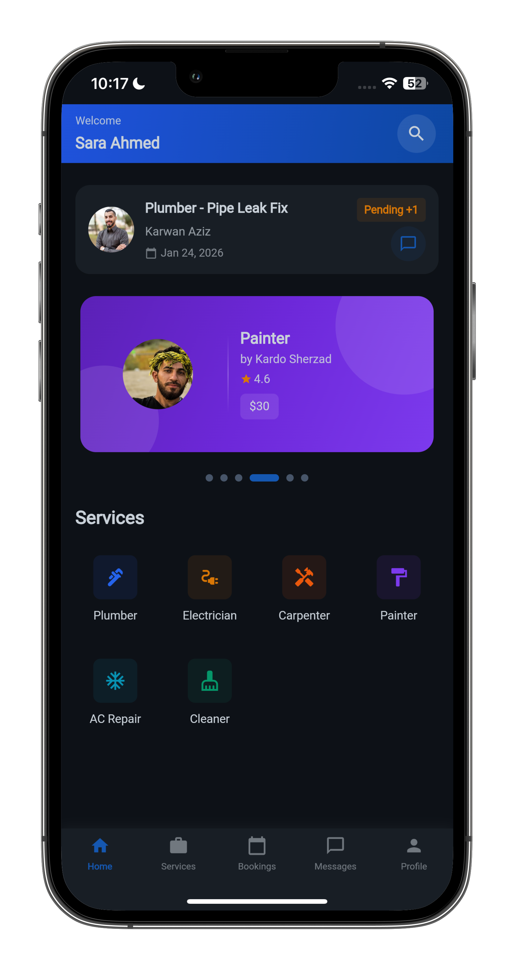 homehelp screenshot 1